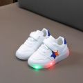 Various Styles Children Led Shoe Boys Girls Lighted Sneakers Glowing Shoe for Kids Soft Soled Breathable Casual Toddler Shoes.