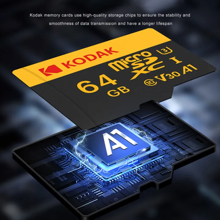KODAK%20SD%20Card%20for%20Driving%20Recorder%20128GB%20256GB%20U3%20V30%20Micro%20SD%20UP%20TO%20100MB/s%20Class10%2032GB%2064GB%20TF%204K%20HD%20with%20Card%20Reader%20Adapter%20-%20Image%202