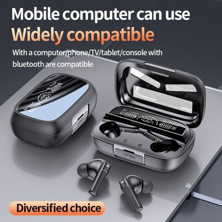 TOHAYIE%20G42%20Wireless%20Headphones%205.3%20Bluetooth%20Earphones%20Reflective%20LED%20Mirror%20Design%20TWS%20Touch%20Stereo%20Sports%20Earbuds%20Waterproof%20Headset%20-%20Image%205