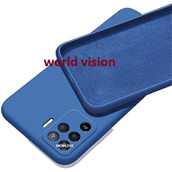 For OPPO F19 Pro Liquid Silicone Soft Gel Rubber Shockproof Cover Phone Case - Phone Back Cover