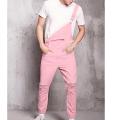 High Street Solid Color Jeans Overalls For Men Fashion High Waist Denim Jumpsuits Casual Sling Pants Hawaiian Tourism Clothing.