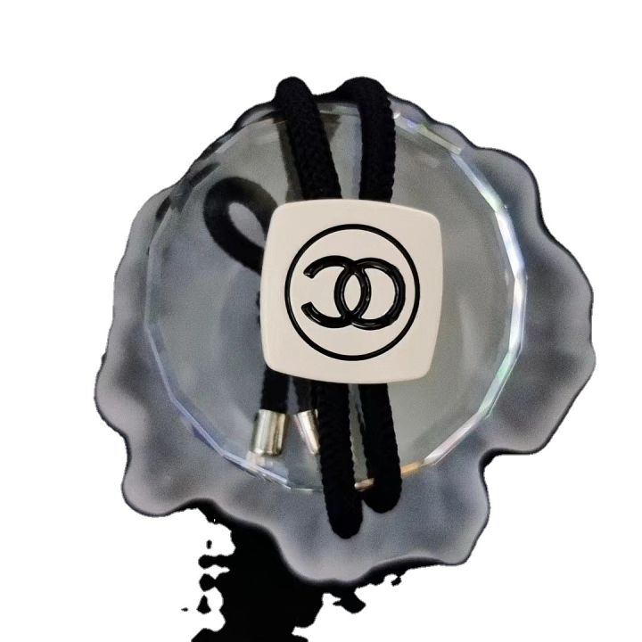 %E3%80%90Guaranteed%20to%20look%20good%E3%80%91%20Classic%20Style%20Head%20Rope%20Square%20Chanel-Style%20Powder%20Double%20Letter%20Hair%20Ring%20Double%20Layer%20Hair%20Accessories%20Simple%20All-Match%20-%20Image%204