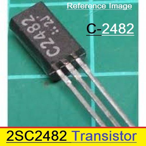 10Pcs-%20C2482%202SC2482%202SC%202482%20C2482%20NPN%20300V%20100mA%20Low%20Power%20NPN%20Transistors%20TO-92L%20Package%203Pin%20Leads%20Bipolar%20Transistor%20Silicon%20Transistors%20-%20Image%202