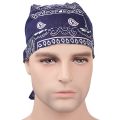Unisex Women Men Bandana Hat Cotton Unisex Durag Print Cap Breathable Chemo Turban Fashion Headwrap Headwear Pirate Head Scarf. 