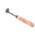 Coconut cutter with wood handle and iron face long time lasting. 