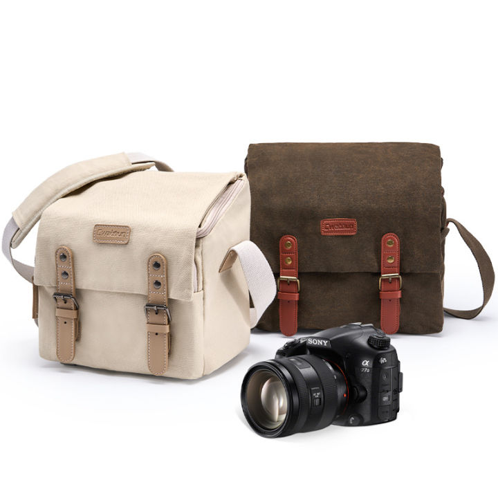 Small Camera Bag Canvas Camera Messenger Bag Digital