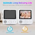 2.8 Video Baby Monitor with Camera and Audio 2-way Talk Babyphone 2600mAh Battery IPS Screen Baby Videophone Nanny mobile baby.