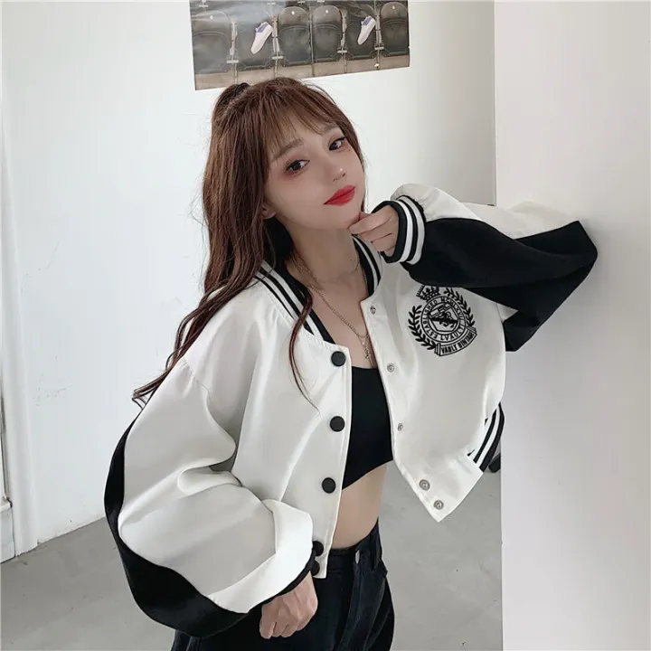 Fashionable%20Coat%20for%20WomeninsAutumn%20and%20Winter%20New%20Tops%20Korean%20Style%20Loose%20All-Matching%20Hoodie%20Short%20Baseball%20Uniform%20-%20Image%202