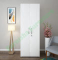 2 Part 2 Cloth Hanging Space Almirah with Locker, 2 Door Almirah with Large Hanging Clothes Space, 2 part Hanger Almari 72/24''. 