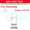 Samsung Galaxy A34 5G Sim Tray Micro SD Card Slot with Sim Ejector Pin Replacement Part. 