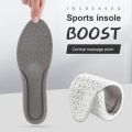 New Sport Insoles Shock Absorption Cushioning Memory Foam Shoes Insole with Velvet Surfaces. 