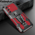 For Samsung Galaxy A14 Case Shockproof Armor Stand Holder with Metal Clip Mountaineering Cover for Samsung A14 Back Cover Phone Cases. 