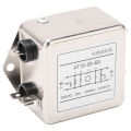 Limeng La EMI Filter Small Volume Antioxidation Easy Wiring Electromagnetic Interference 20A AC250V.