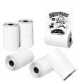 10 Pcs Thermal Paper Roll Size : 57mm x 30mm, White Color - For Photo Printer Peripage A6 A8 Papering P1 P2 Mini Thermal Printer - Quality Printing Paper. 