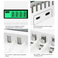 LCD Display Smart Intelligent Battery Charger With 4 Slots For AA/AAA NiCd NiMh Rechargeable Batteries AA/AAA Charger. 