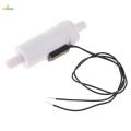 Magnetic Plastic Flow Sensor Plastic Reed Water Flow Switch Flowmeter White. 