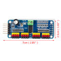 16 Channel 12-bit PWM Servo motor Driver I2C Module Compatible With PCA9685 Module PWM Servo Driver Board IIC Tetuo. 