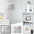 Magnetic LCD Digital Alarm Clock for Refrigerator Large Screen Date Temperature Humidity Display Wall Mounted Kitchen Clocks. 