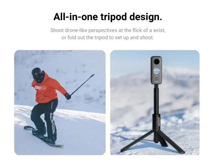 Insta360%202-in-1%20Invisible%20Selfie%20Stick%20+%20Tripod%20For%20X4%20X3%20/%20ONE%20X2%20/%20ONE%20RS%20/%20R%20/%20ONE%20X%20/%20GO%202%20Accessories%20-%20Image%205