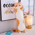 130cm Cute Soft Long Cat Pillow Plush Toys Stuffed Pause Office Nap Pillow Bed Sleep Pillow Home Decor Gift Doll for Kids Girl. 