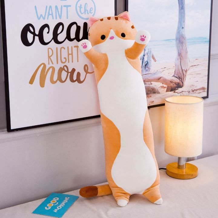 130cm%20Cute%20Soft%20Long%20Cat%20Pillow%20Plush%20Toys%20Stuffed%20Pause%20Office%20Nap%20Pillow%20Bed%20Sleep%20Pillow%20Home%20Decor%20Gift%20Doll%20for%20Kids%20Girl%20-%20Image%202