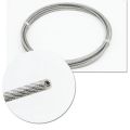 1 Meter 1mm 1.2mm 1.5mm 2mm 3mm 4mm Diameter Steel PVC Coated Flexible Wire Rope Cable Transparent 304 Stainless Steel Clothesline 7*7 (can Uncut). 