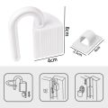 1/2Pcs Anti Pinch Hand Hanging Door Stopper Plastic Cabinet Lock Household Children Finger Protector Anti-Trap Tool. 