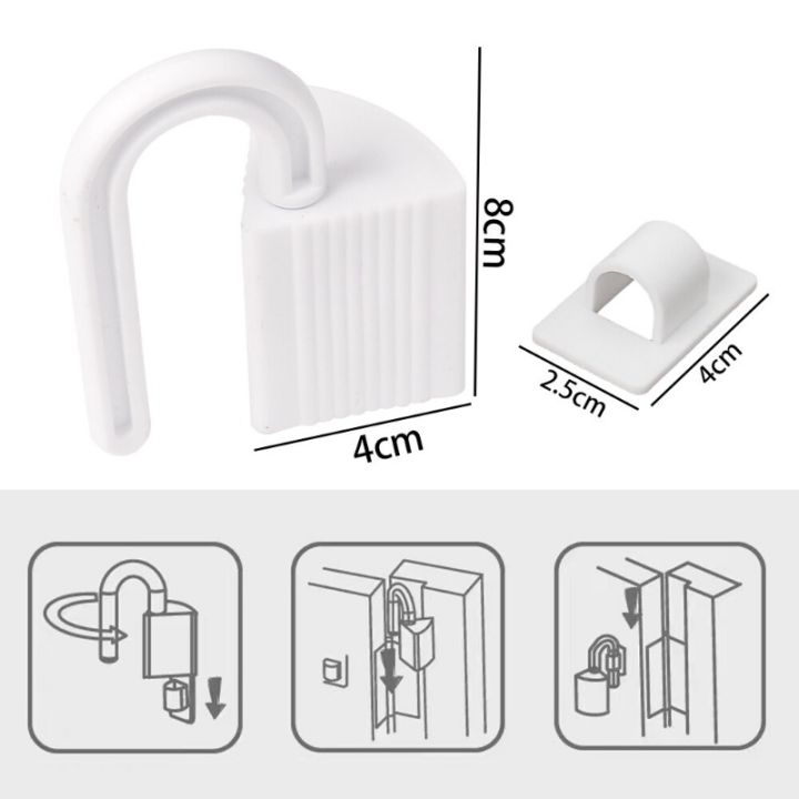 1/2Pcs%20Anti%20Pinch%20Hand%20Hanging%20Door%20Stopper%20Plastic%20Cabinet%20Lock%20Household%20Children%20Finger%20Protector%20Anti-Trap%20Tool%20-%20Image%206