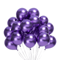 Latex Metallic Balloons – Pack of 25 for Anniversary, Birthday, Baby Shower, Valentine's Day Party, Home, Restaurants, and Showroom Decoration.