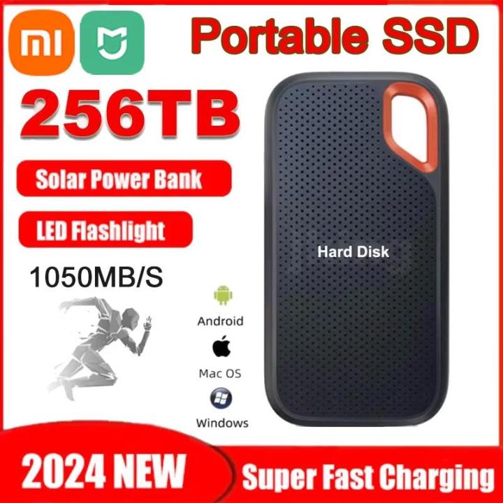 XIAOMI MIJIA 256TB SSD E60 Mobile Hard Disk 1TB 2TB 16TB High Speed ...