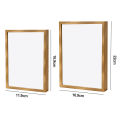 Smooth Edges Picture Frame Handmade 3d Shadow Box Display Case with Dried Flowers Large Photo Frame Diy Fine Workmanship Frame. 