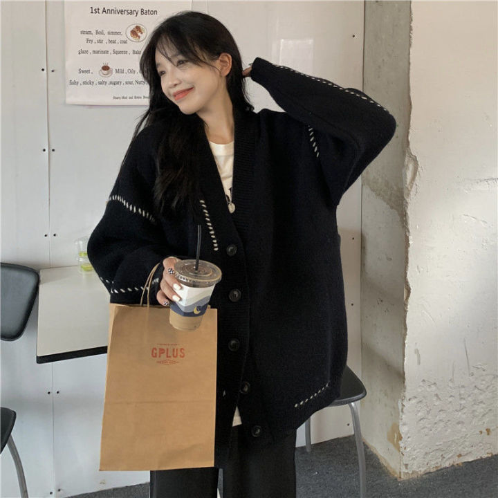 Autumn%20and%20Winter%20Lazy%20Wind%20Soft%20Waxy%20Sweet%20College%20Style%20Sweater%20Cardigan%20Female%20Student%20Korean%20Style%20Loose%20Wear%20Outer%20Coat%20-%20Image%204