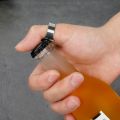 Men Bottle Opener Rings -Stainless Steel Finger Ring -Ring-shape Bottle Cap Opening Remover Tools. 