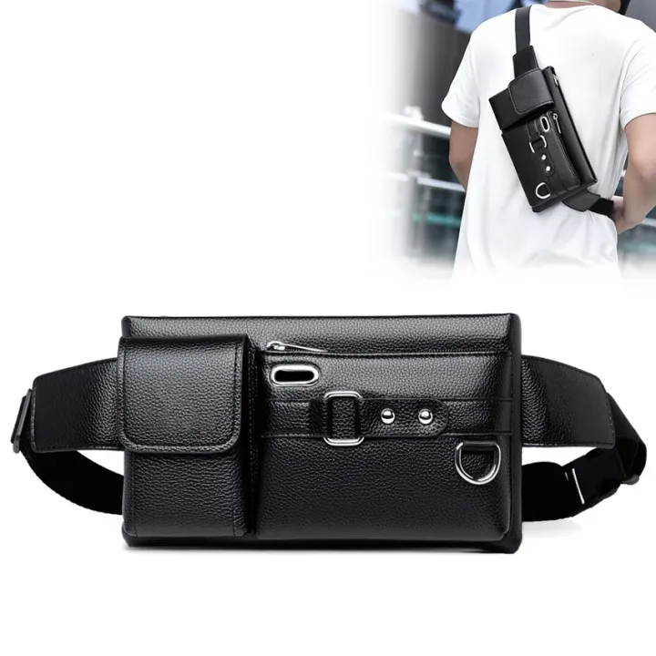 Men's%20Waist%20Bag%20PU%20Leather%20Bag%20Crossbody%20Chest%20Bag%20for%20Men%20-%20Image%202