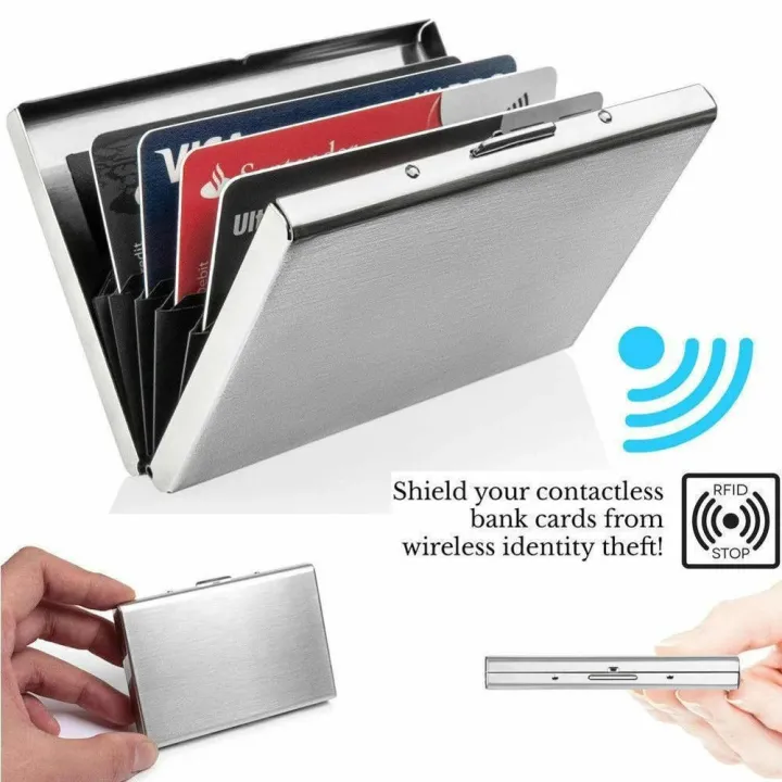 Thin%20Slim%20Anti-Scan%20Case%20Card%20Holder%20Wallet%20Blocking%20RFID%20Metal%20-%20Image%203