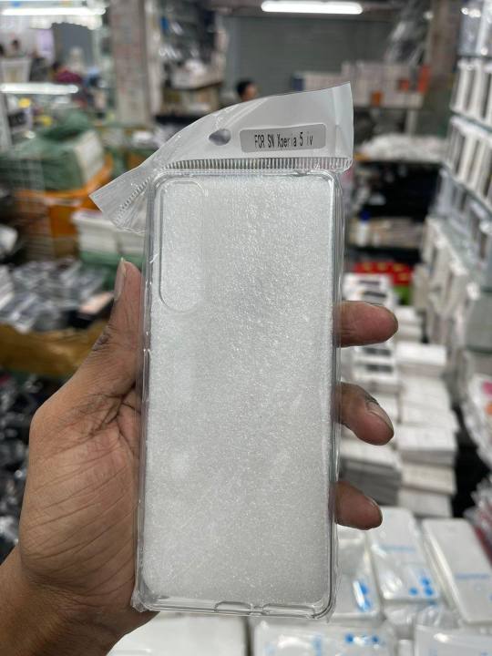 For Sony Xperia 5 Mark 4 Shockproof Transparent Liquid Crystal Clear Long Time Use Soft Premium Protective Back Cover