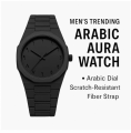 Arabic aura watch Exclusive new fashionable elegant men watch.