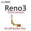 Power ON OFF Mute Switch Control Key Volume Button Flex Cable Parts For OPPO Reno3 Reno4 Pro Lite F. 