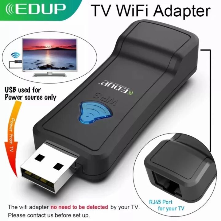 300Mbps Wireless USB Universal Smart TV Wifi Adapter TV Sticks RJ45 Ethernet Network for Samsung Sony LG TV
