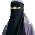 Plain Muslim Hijab 1 layer Niqab Veil Burqa Face Cover Jilbab Islam Traditional Jilbab Hijab Islamic Face Veil Muslim. 