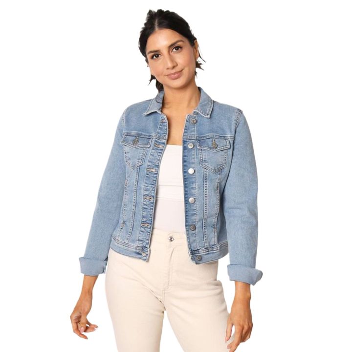 Export quality denim jacket for women in low price | Women denim jacket for winter