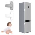 Home Cabinet Kids Child Lock Fridge Door Lock Baby Safety Freezer Lock Refrigerator Catch.