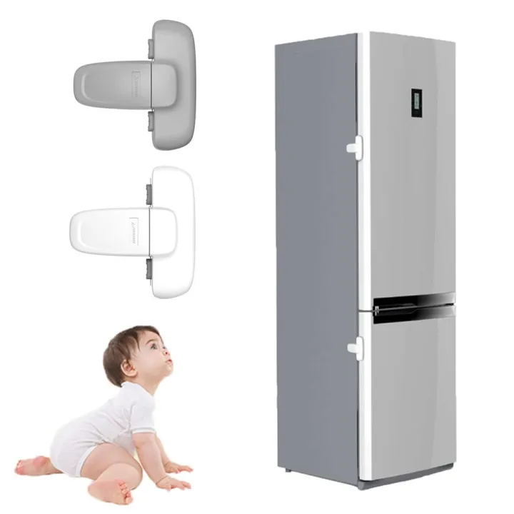 Home%20Cabinet%20Kids%20Child%20Lock%20Fridge%20Door%20Lock%20Baby%20Safety%20Freezer%20Lock%20Refrigerator%20Catch%20-%20Image%202