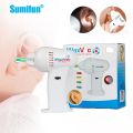 【VisioN Shop】1pcs Portable Safty Electric Ear Cleaner Vacuum Ear Wax Remover Soft Spiral Head Ear Spoon Tools with LED Light Health Care Kits.