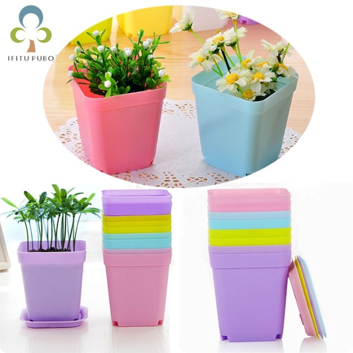1%20pices%20Flower%20Pots%20Square%20Planters%20Pot%20Trays%20Plastic%20Pots%20Creative%20Small%20Square%20Pots%20For%20Succulent%20Plants%20Garden%20Decor%20-%20Image%204