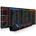 Mouse Pad Word Cushion Large Extension EXCO Office Shortcut Mouse Excel Powerpoint Piece Game Table Keyboard Stitched edges. 