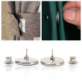 1/4/6Pairs Magnetic Fastener Room Curtain Button Accessorie Nail Free Button Window Decor Adjustment Magnet Detachable Curtain Buckle.