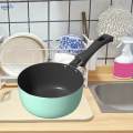 Small Milk Pan Heating Milk Melting Butter Boiling Water Cooking Pots Cookware Small Saucepan for.