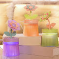 Cute Flower Humidifier 36dB Cool Mist Humidifier 7 Color LED Light 2 Mist Modes Portable USB Cute Humidifier for Car Office Room. 