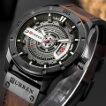 CURREN 8301 Men’s PU Leather Quartz Waterproof Watch For Men's Time Lovr s. 